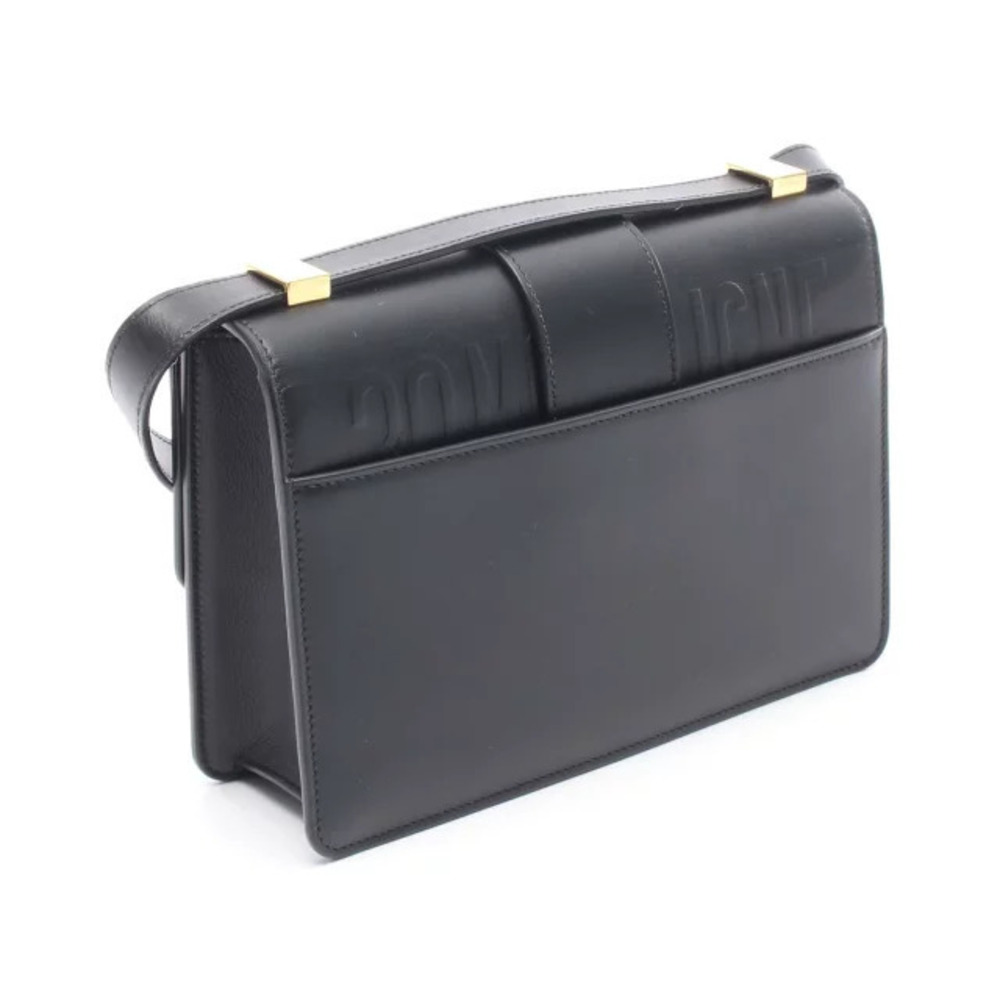 Dior Leather Montaigne Black Shoulder Bag Christian Black